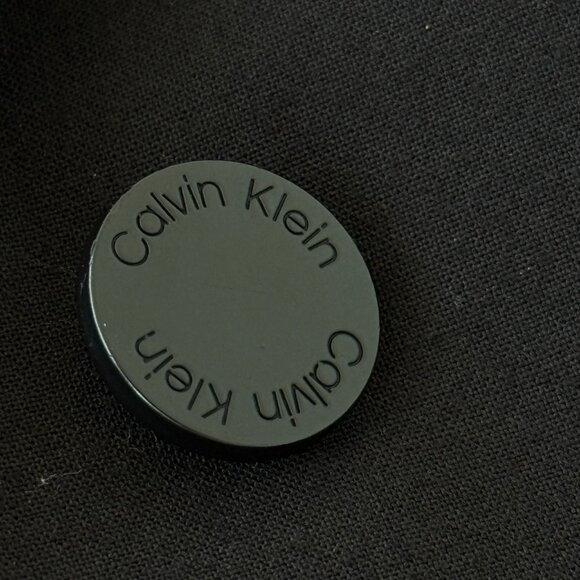 CALVIN KLEIN BLACK CLASSIC BLAZER JACKET SIZE 2 - Picture 2 of 4